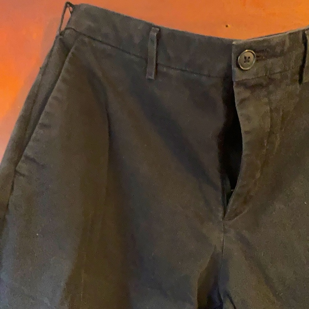 Men’s black chino slacks Uniqlo